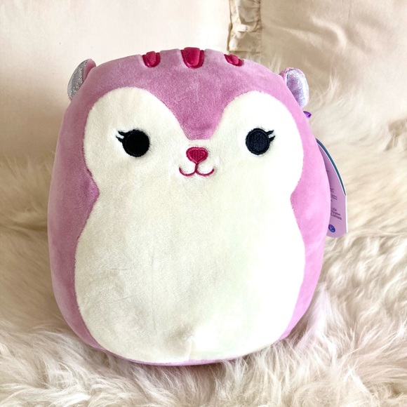 pink chipmunk squishmallow